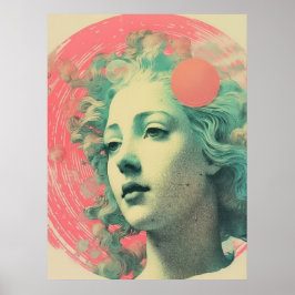 Poster Fusão Eteal: Elegância Vibrante