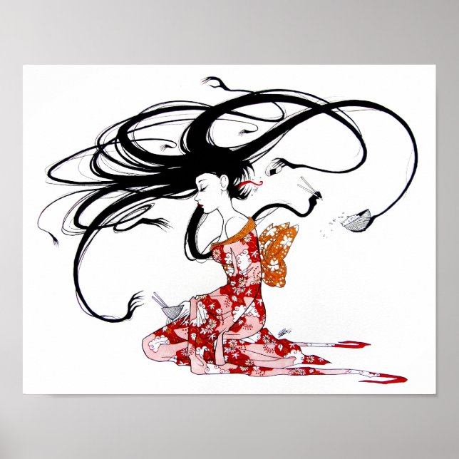 Poster Futakuchi-onna (Frente)