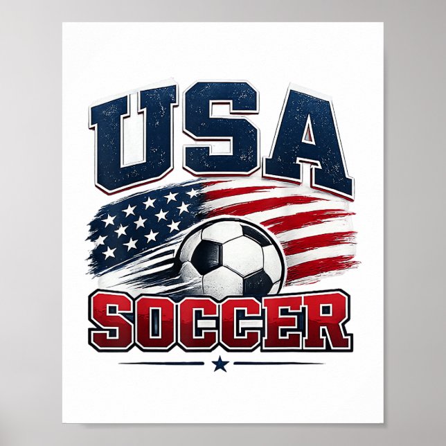Poster Futebol 2026 EUA (Frente)