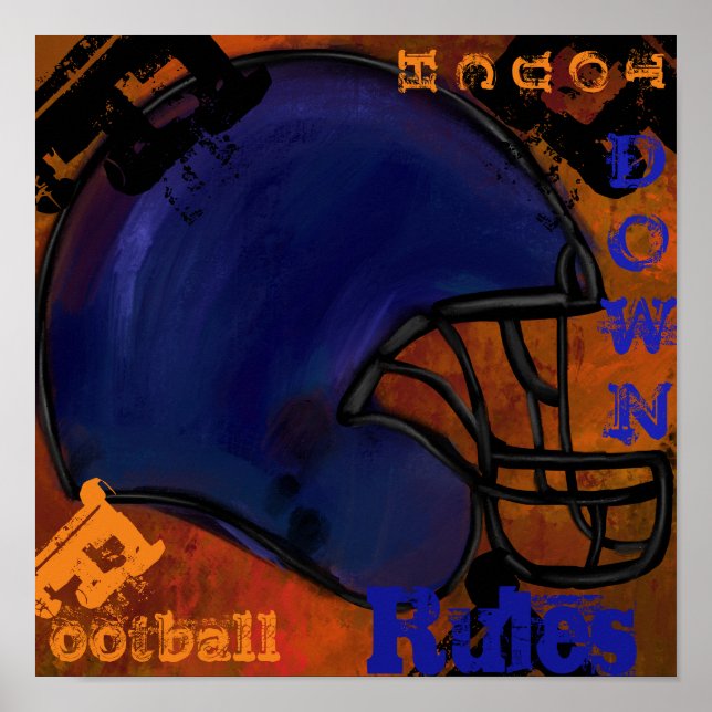 Poster Futebol Americano (Frente)