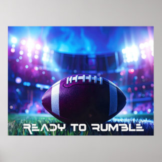 POSTER FUTEBOL AMERICANO - FUTEBOL AMERICANO - PRONTO PAR