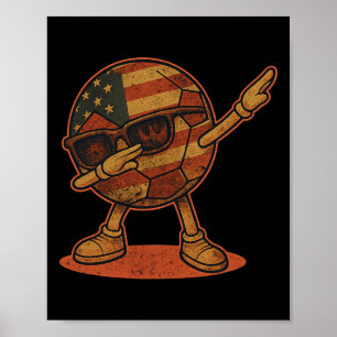 Poster Futebol Americano Vintage Dabbing Ll
