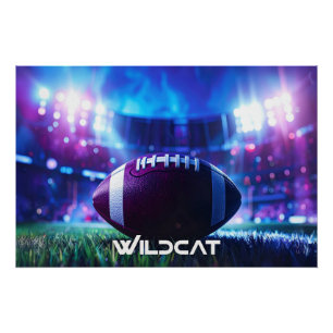 PÓSTER FUTEBOL AMERICANO - WILDCAT