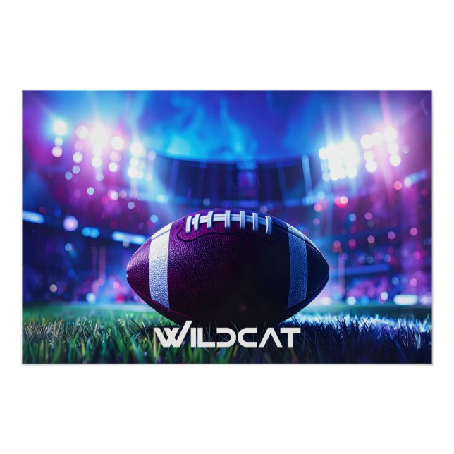 PÓSTER FUTEBOL AMERICANO - WILDCAT (Frente)
