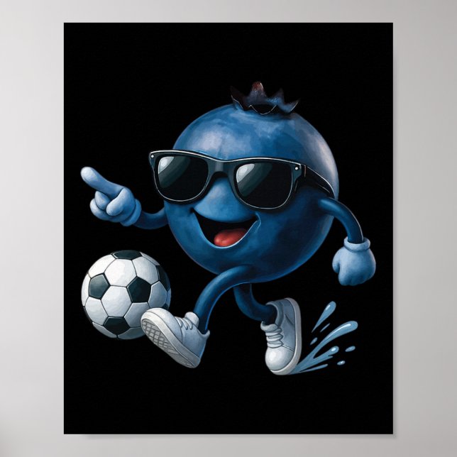 Poster Futebol Blueberry  (Frente)