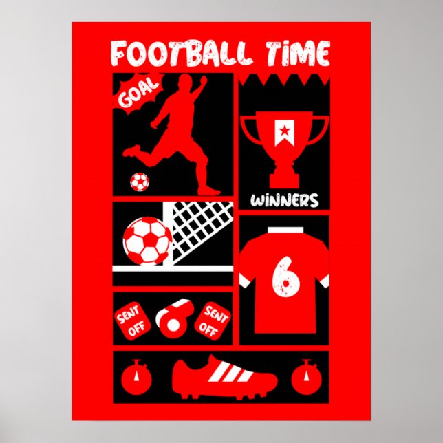 Poster Futebol britânico (Frente)