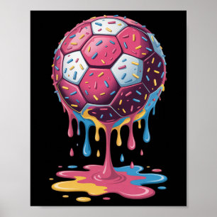 Poster Futebol Byll Drip Sorvete Drip Homens Mulheres Jog