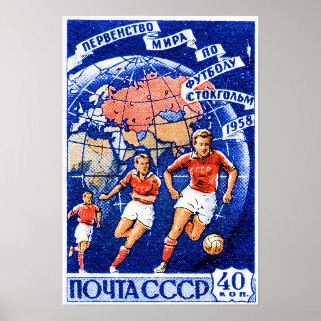 Poster Futebol CCCP (Frente)