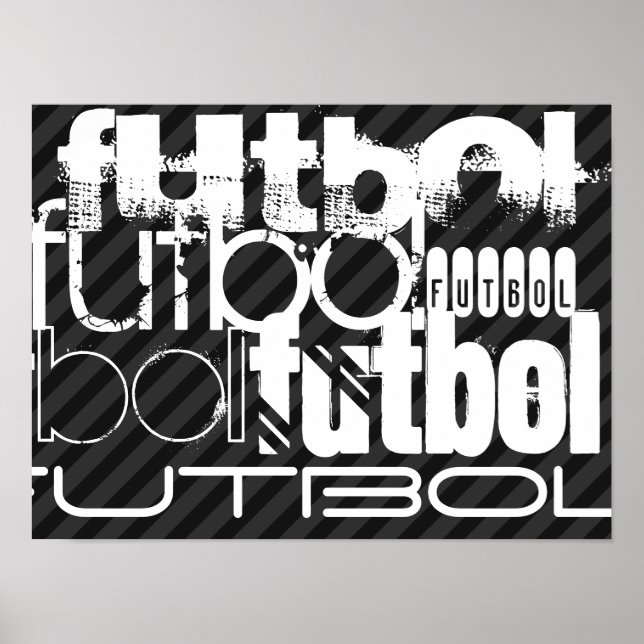 Póster Futebol; Cinzas Pretas e Escuras (Frente)