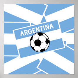 Poster Futebol da Argentina