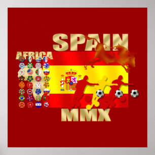 Póster Futebol da espanha