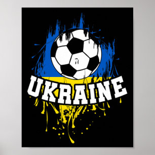 Poster Futebol da Ucrânia Futebol Ucraniano Futebol da Uc