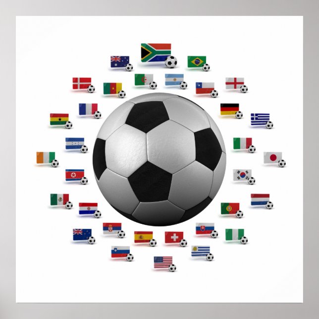 Póster Futebol de 2010 (Frente)