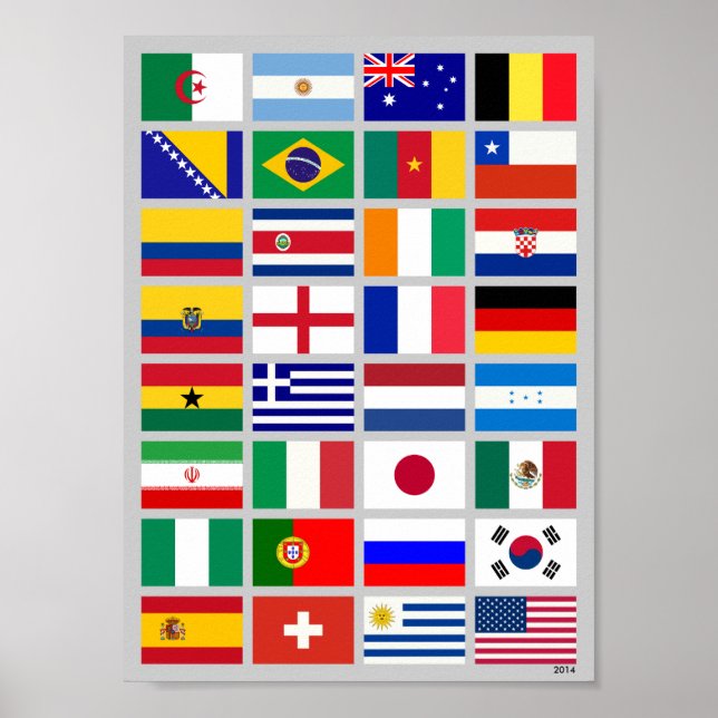 Poster Futebol de 2014 (Frente)