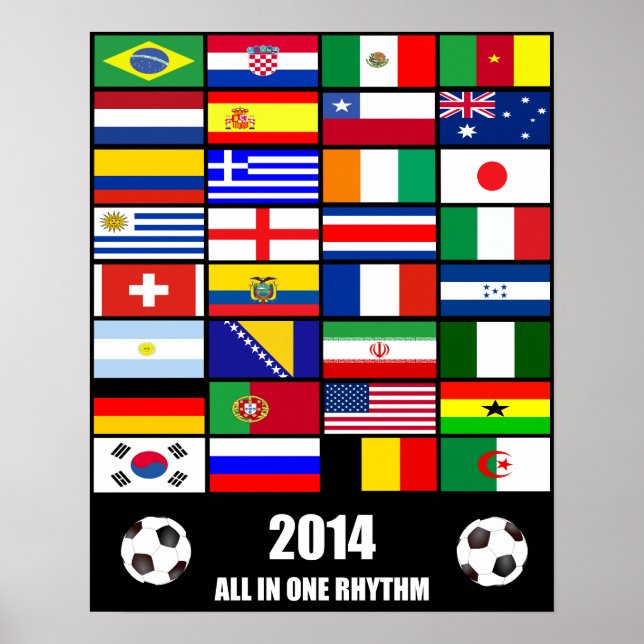 Poster Futebol de 2014 (Frente)