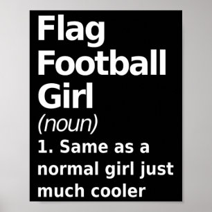 Poster Futebol De Bandeira Definição Engraçada E Mulher S