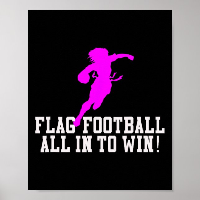 Poster Futebol De Bandeiras Meninas Para Jovens Adultos O (Frente)