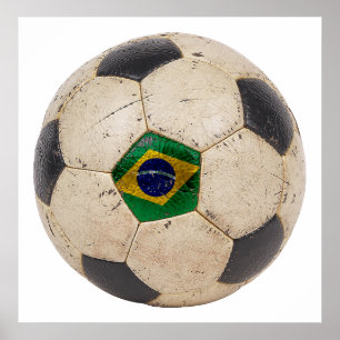 Poster Futebol de Brasil