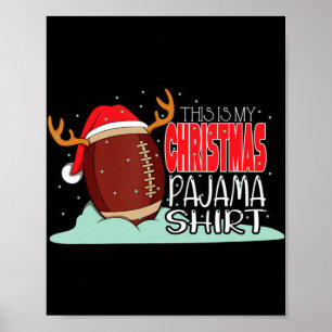 Poster Futebol de Natal Ball Santa Hemorragia Esporte Xma