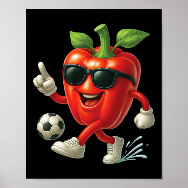 Poster Futebol de Pimentão  (Frente)