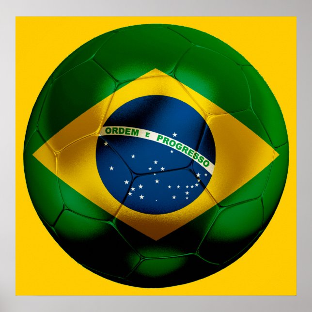 Póster Futebol do Brasil (Frente)