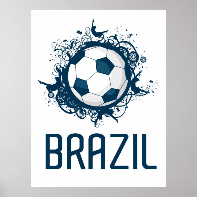 Poster Futebol do Brasil (Frente)