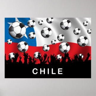 Póster Futebol do Chile