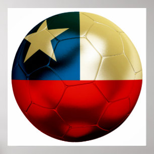 Póster Futebol do Chile