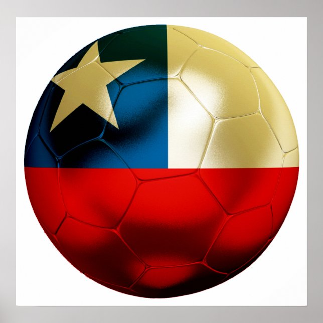 Póster Futebol do Chile (Frente)