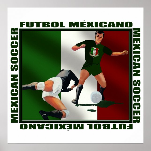 Póster Futebol do México (Frente)