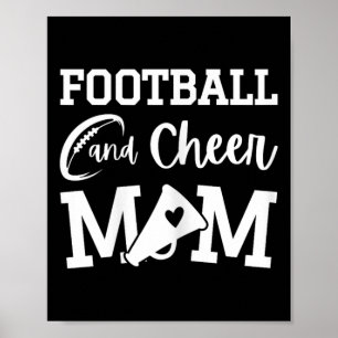 Poster Futebol E Mãe De Cheer Verde Liderança De Torcida