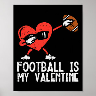 Poster Futebol É Meu Coração De São Valentim Dab Meninos 