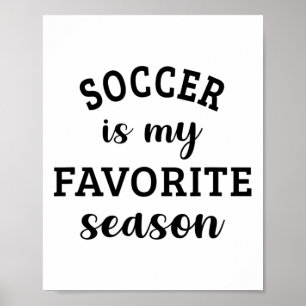 Poster Futebol É Minha Estação Favorita Amante do Futebol