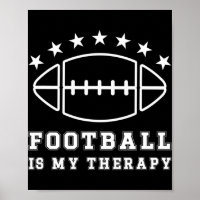 Futebol é minha terapia, futebol americano