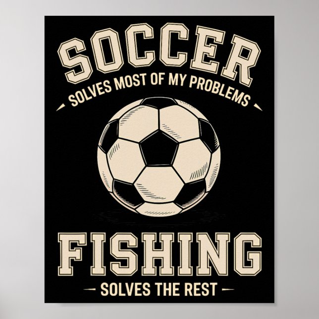 Poster Futebol e Pesca Os Solucionadores de Problemas Def (Frente)