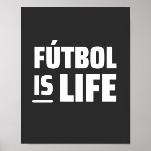 Poster futebol é vida, futebol, futebol americano