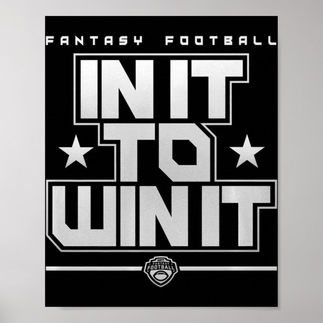 Poster Futebol Fantástico Para Ganhar (Frente)