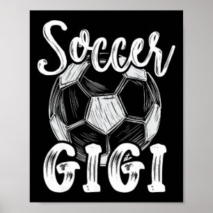 Poster Futebol Gigi Mulheres Família Correspondência Equi