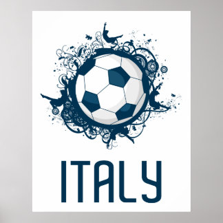Póster Futebol italiano