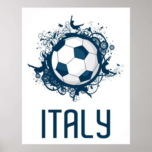 Póster Futebol italiano (Frente)