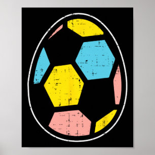Poster Futebol Ll Ovo Engraçado Páscoa Esportes Péll Joga