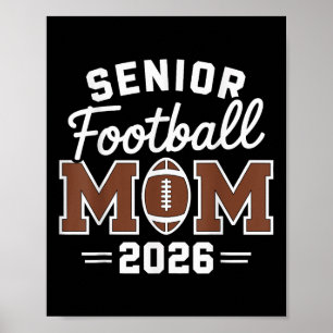 Poster Futebol Mãe Orgulhosa do Veterano Ano Sênior Mama