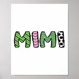 Poster Futebol Mimi Futebol Divertido Aniversário Menino