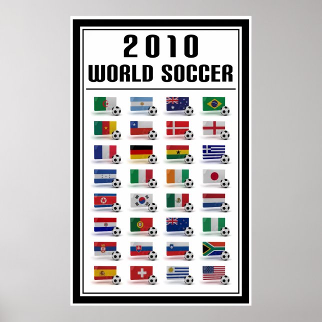 Poster Futebol mundial (Frente)