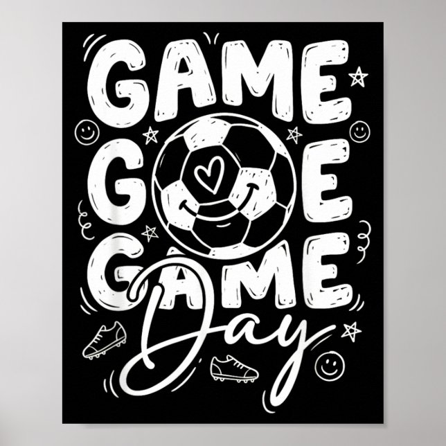 Poster Futebol no Dia de Jogo (Frente)