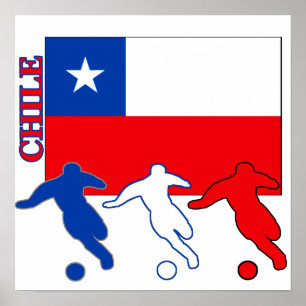 Póster Futebol o Chile
