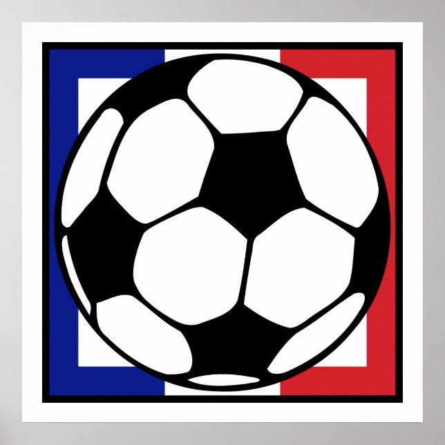 Póster futebol. praça francesa. (Frente)