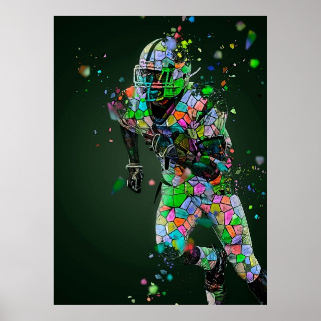 Poster Futebol Quarterback (Frente)