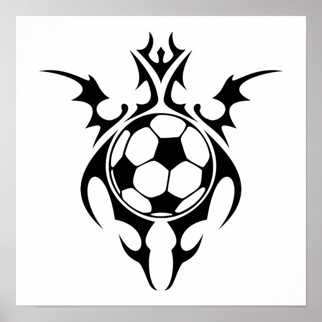 Póster futebol tribal (Frente)