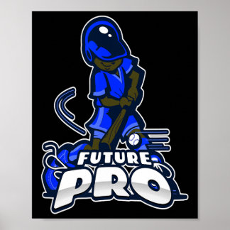 Poster Future Pro Sell Player I Kids Birthday Softll Spor